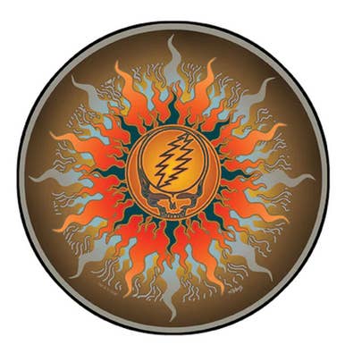 GRATEFUL DEAD - ADESIVO SOLARE INFUOCATO, RUBARE per la vendita all'ingrosso da parte di Gypsy Rose