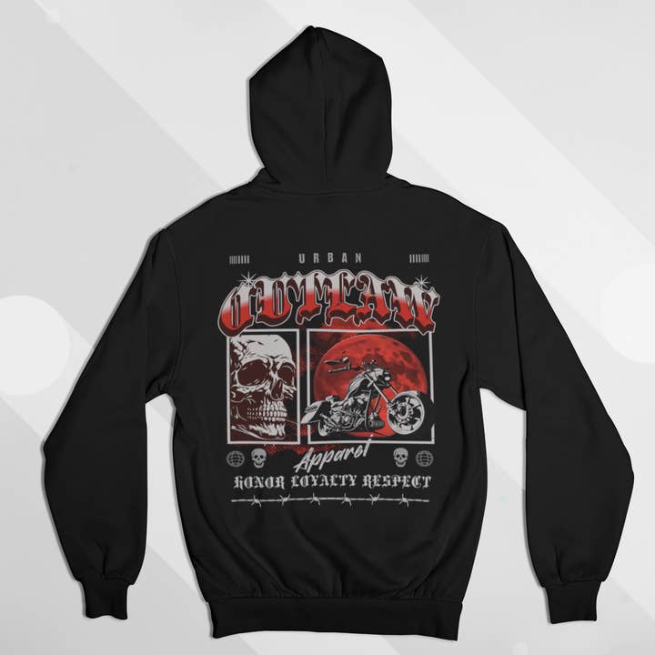 Blood Moon Hoodie voor wholesale door Urban Outlaw Apparel