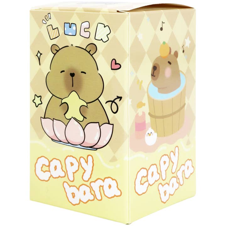 Cap Zone - Wholesale Decorative Figurine - Capybara PVC Figurine Blind Mystery Box - 6 pcs