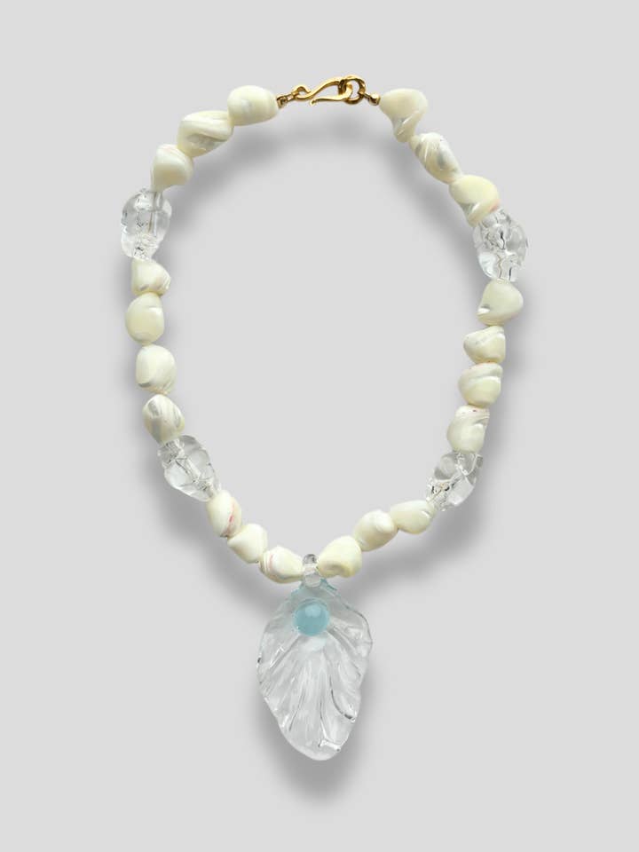 Aphrodite Mother of Pearl Necklace for wholesale by Jean Riley Jewellery