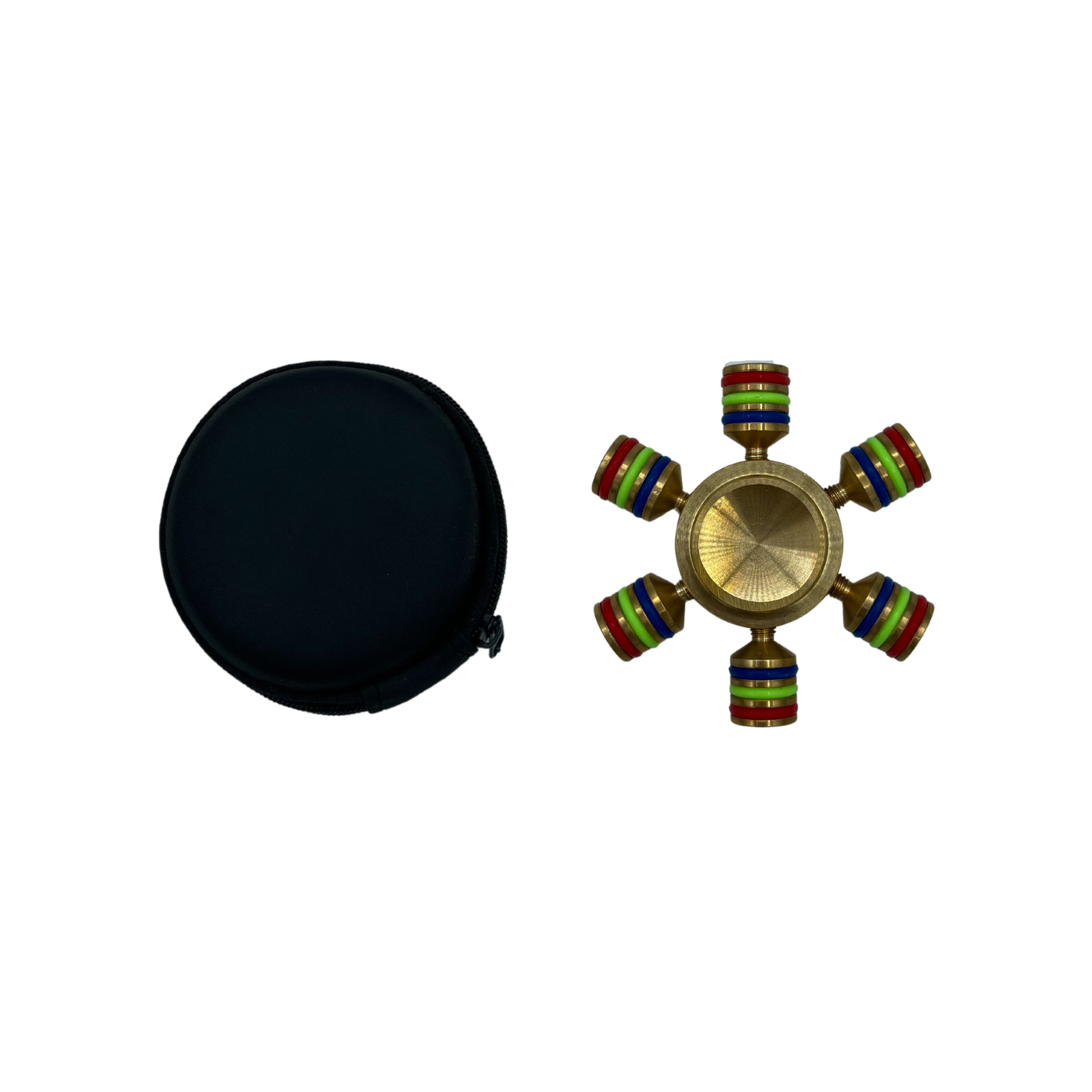 K & S WHOLESALE INC – Engroshandel Fidget - Børn – Messing Sekskantet Aftagelig Ror Fidget Spinner 500 CT0