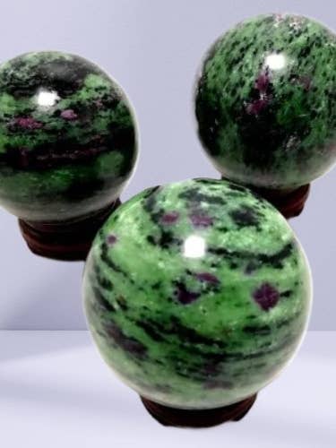 Rubin-Zoisit-Edelstein-Kugel/Kugel (1 kg/2,2 lbs Packung) für den Großhandel von AmazeU