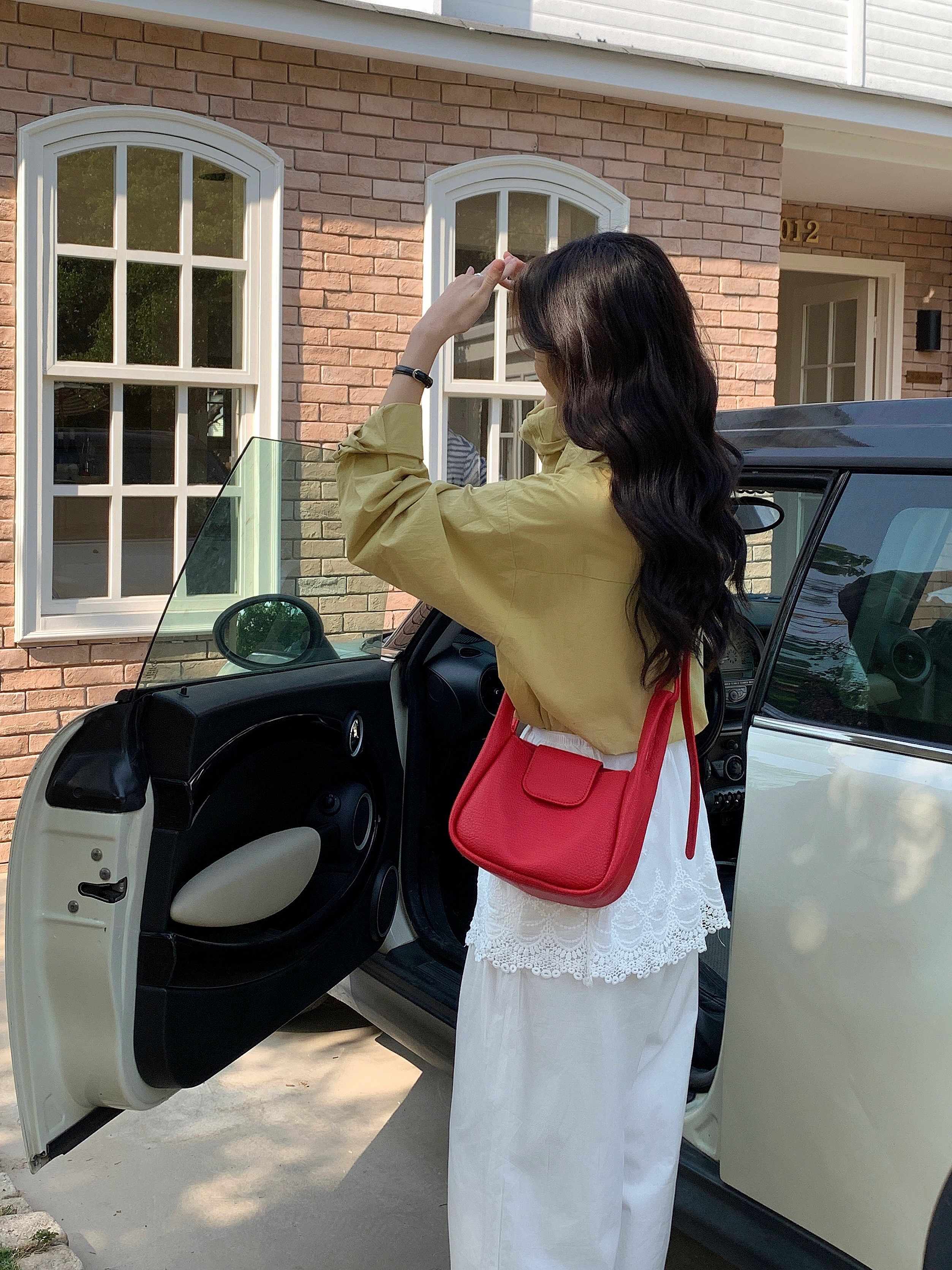 Pretty Persuasions - Vendita all'ingrosso Borsa tote - Donna - P25031 Piccola Borsa a Tracolla/Borsa a Mano in Pelle Microfibra