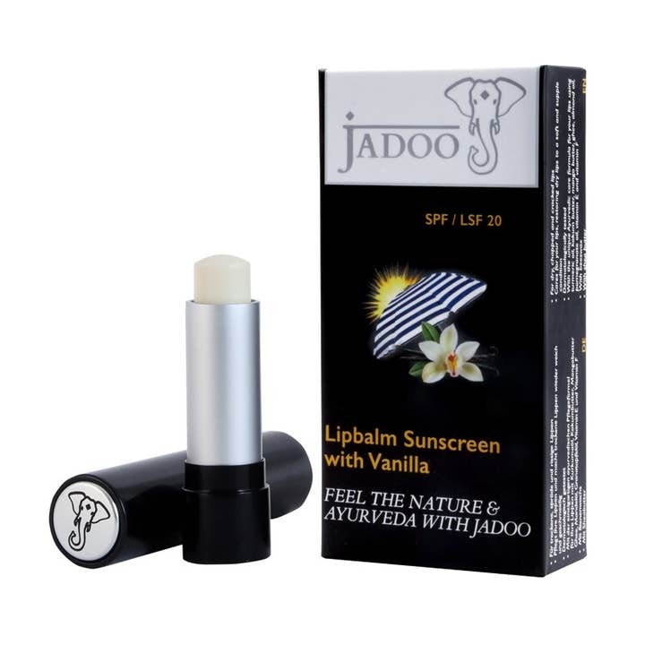Lipbalm Sunscreen mit Vanille für den Großhandel von Jadoo Cosmetics