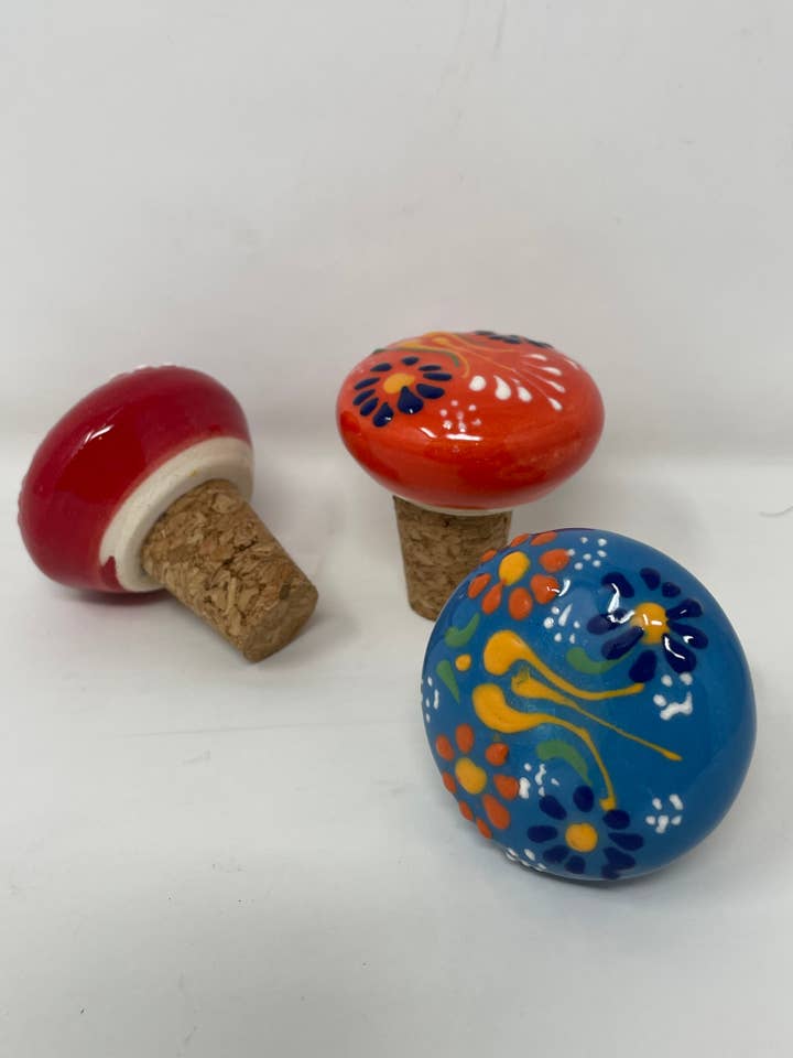 Håndlavet keramisk vinprop for engroshandel hos Nai Gifts