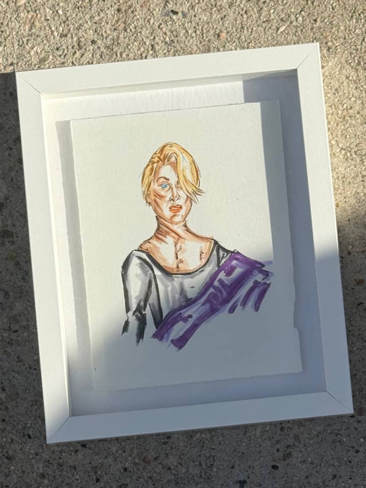 Dibujos ORIGINALES de LA MUERTE OS SIENTA TAN BIEN x2 para venta al por mayor de Paper 8