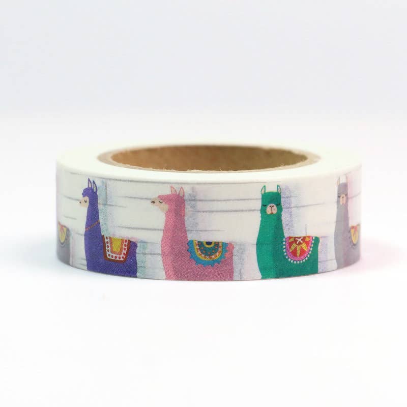 Love My Tapes Inc - Wholesale Washi Tape - Llama Washi Tape1