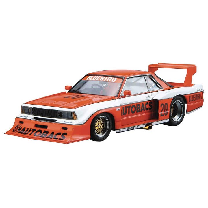 Aoshima: 1/24 NISSAN KY910 BLUEBIRD SUPER SILHOUETTE '83 Scale Model Kit #24 for wholesale by The Shumi Company
