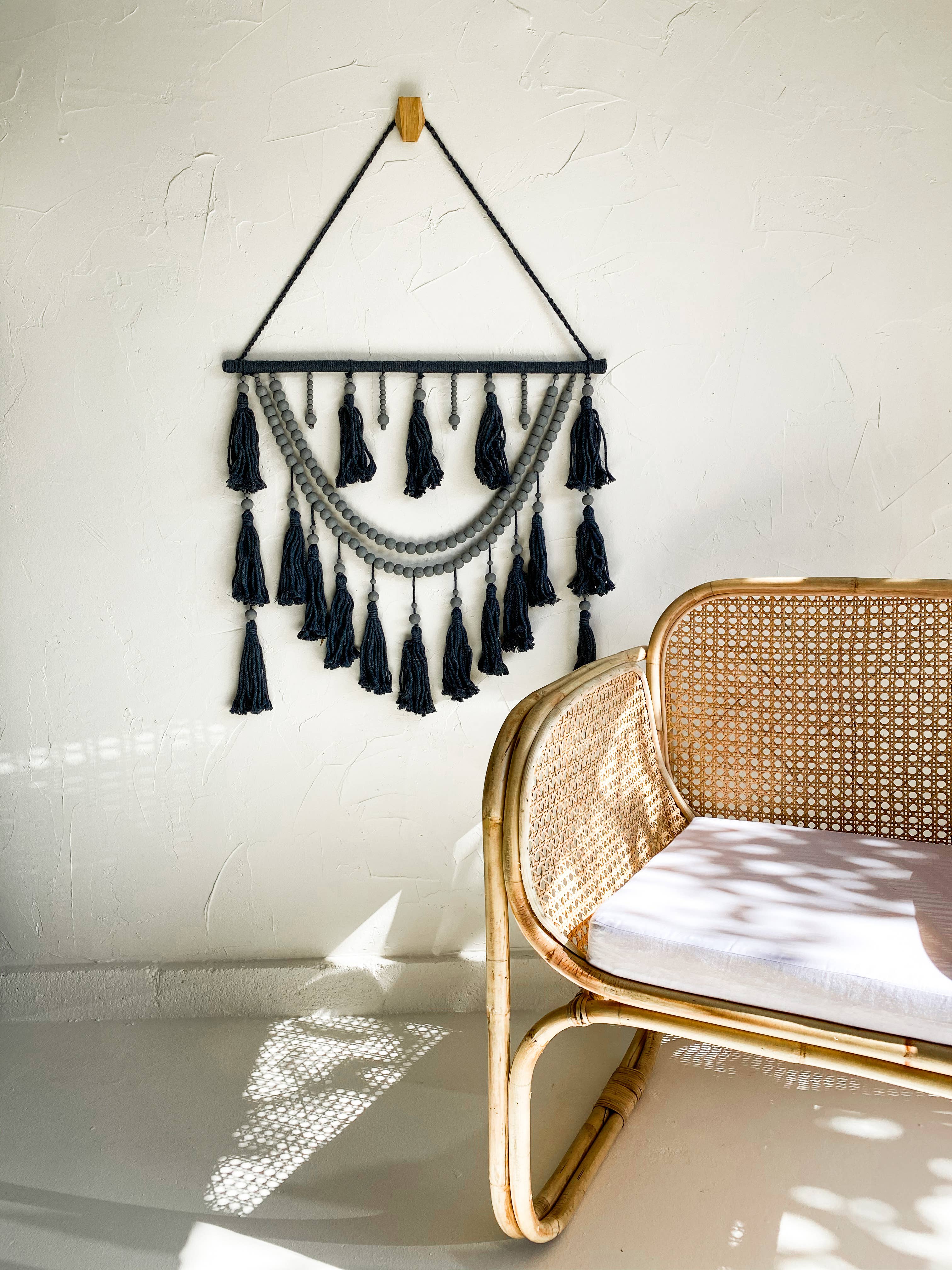Village Thrive - Wholesale Tapestry/Textile - Ulu Tassel Wall Hanging4
