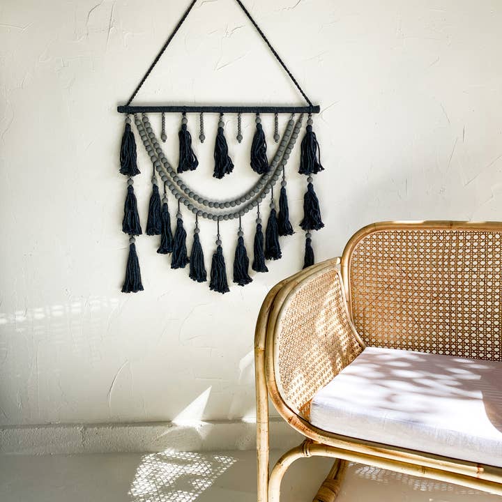 Village Thrive - Wholesale Tapestry/Textile - Ulu Tassel Wall Hanging4