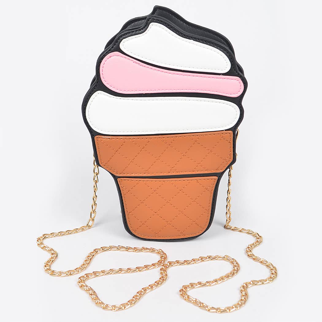 Tweed Ice Cream on Tea Party Purse – Bea Colette