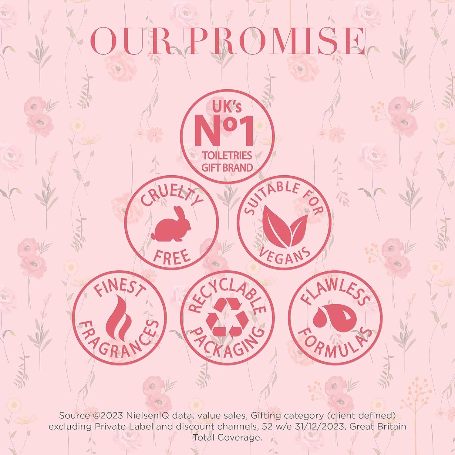 Beauty Goddess - Vente Assortiment de savons - Baylis & Harding Royale Garden Rose, Poppy & Vanilla Coffret Cadeau de Savons de Luxe Emballés - Végan (Lot de 1)6