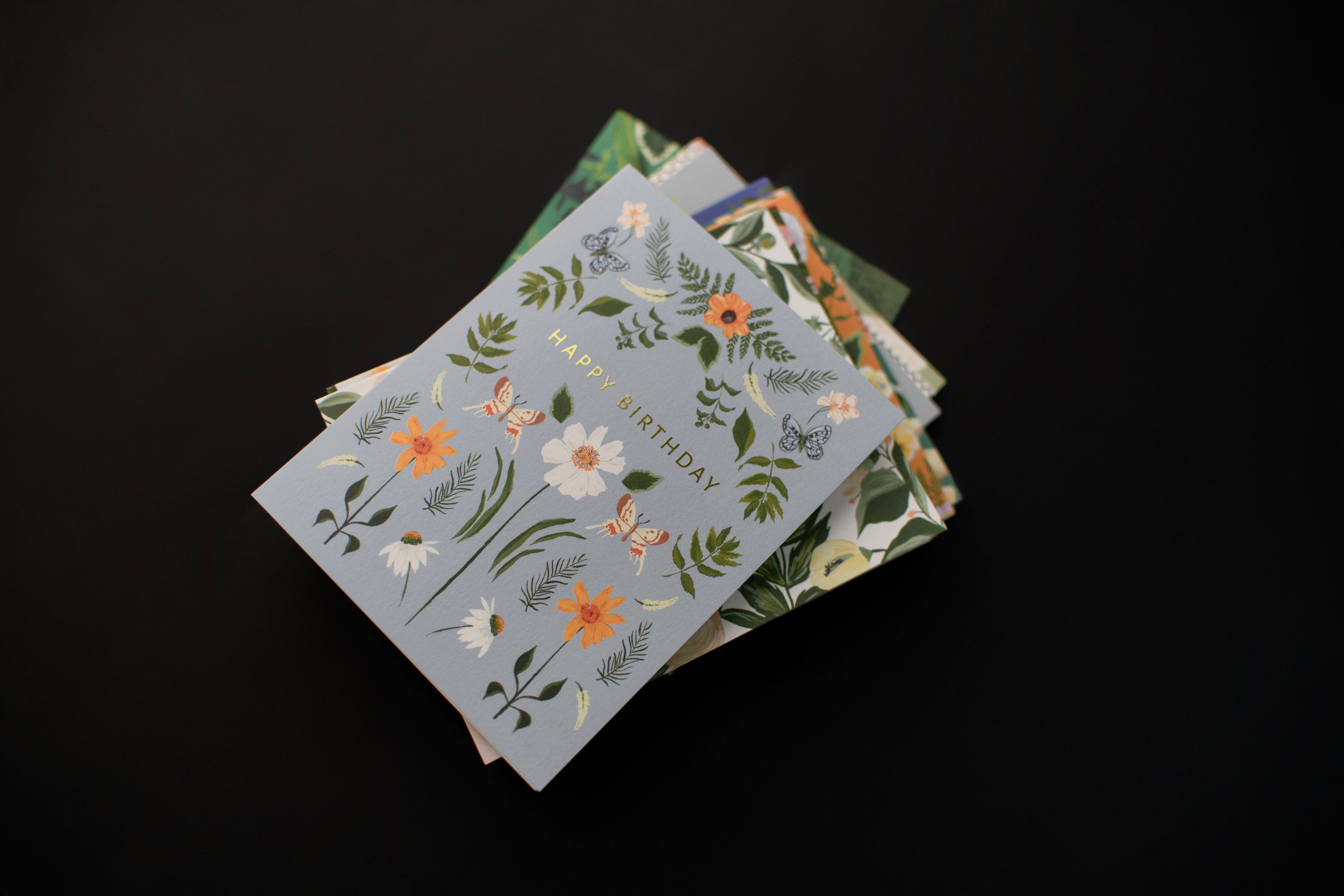 Pen + Pillar - Wholesale Birthday Card - Wildflower Birthday Card | Springtime1