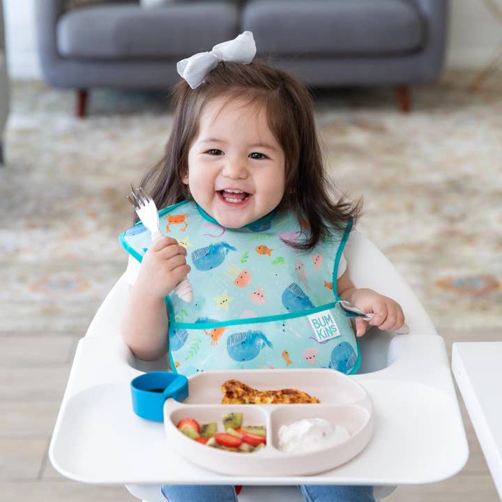 Bumkins - Wholesale Flatware Set - Kids & Baby - Spoon + Fork: Sand