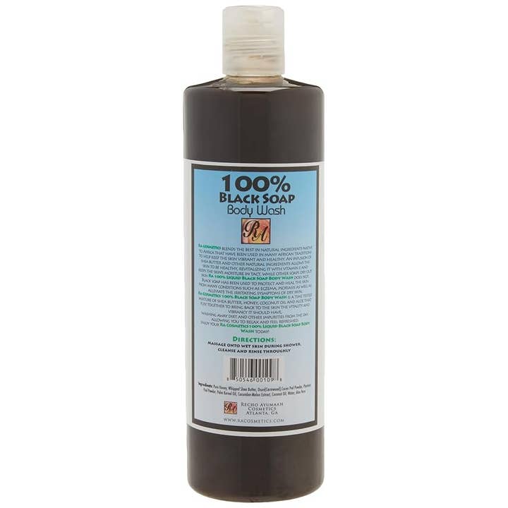 RA Cosmetics, LLC - Wholesale Body Wash/Shower Gel - African Black Soap Body Wash - Cucumber Melon, 16 oz