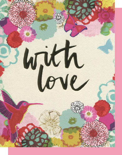Big Wheel Press – wholesale Everyday greeting card – Zinnias2