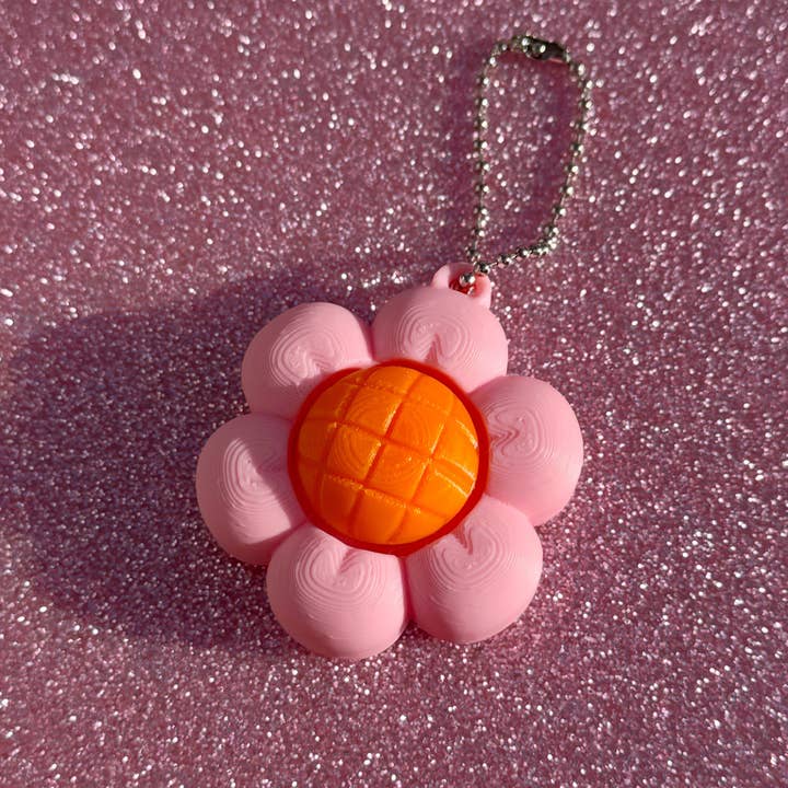 The Kitschy Cactus - Wholesale Fidget Toy - Kids - Pink Flower Fidget Clicker
