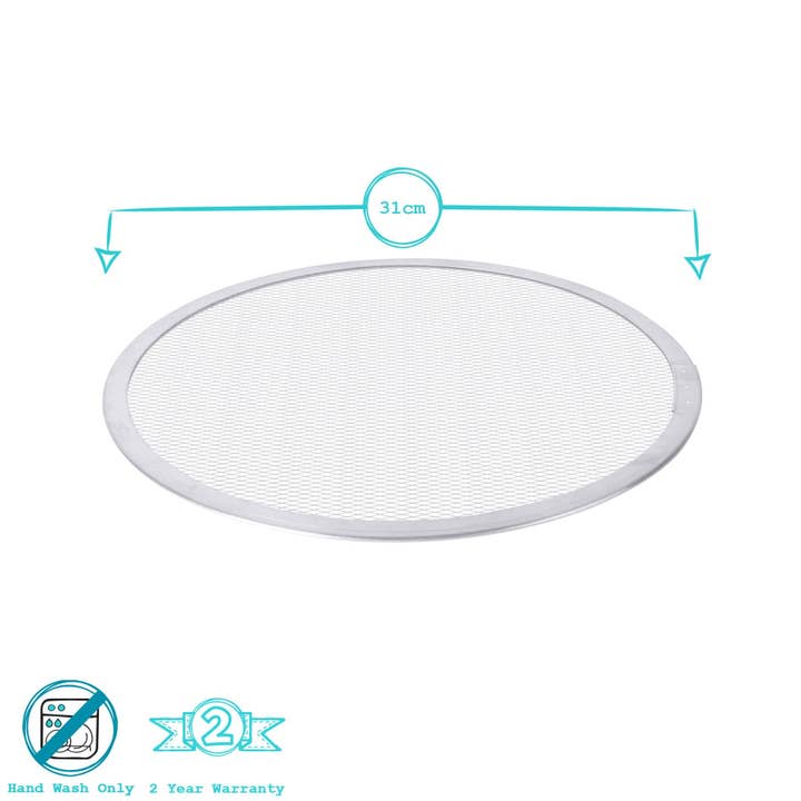 Rinkit Ltd - Wholesale Pizza Board - 12" Aluminium Pizza Screen - By Argon Tableware5