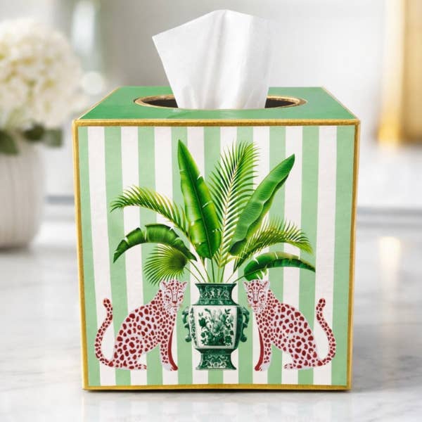 Kleenex Box Cover, designer patterns, great gift for wholesale by TOPICS IN THE TROPICS