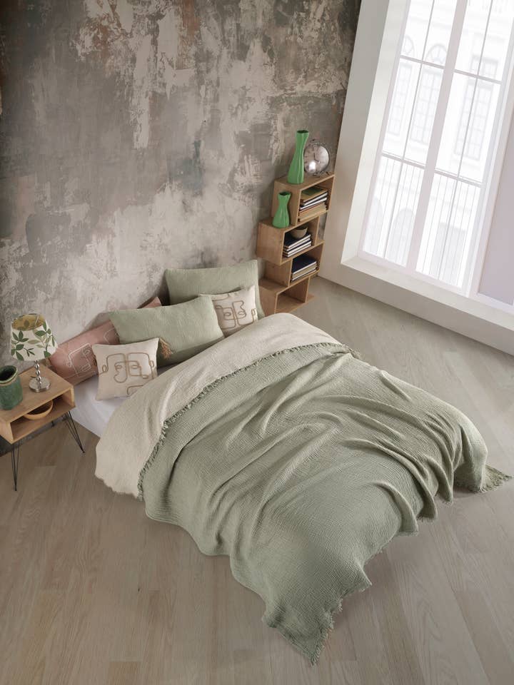 4 Layer Gauze Throw Light weight breathable bedspreads for wholesale by destinyhometex