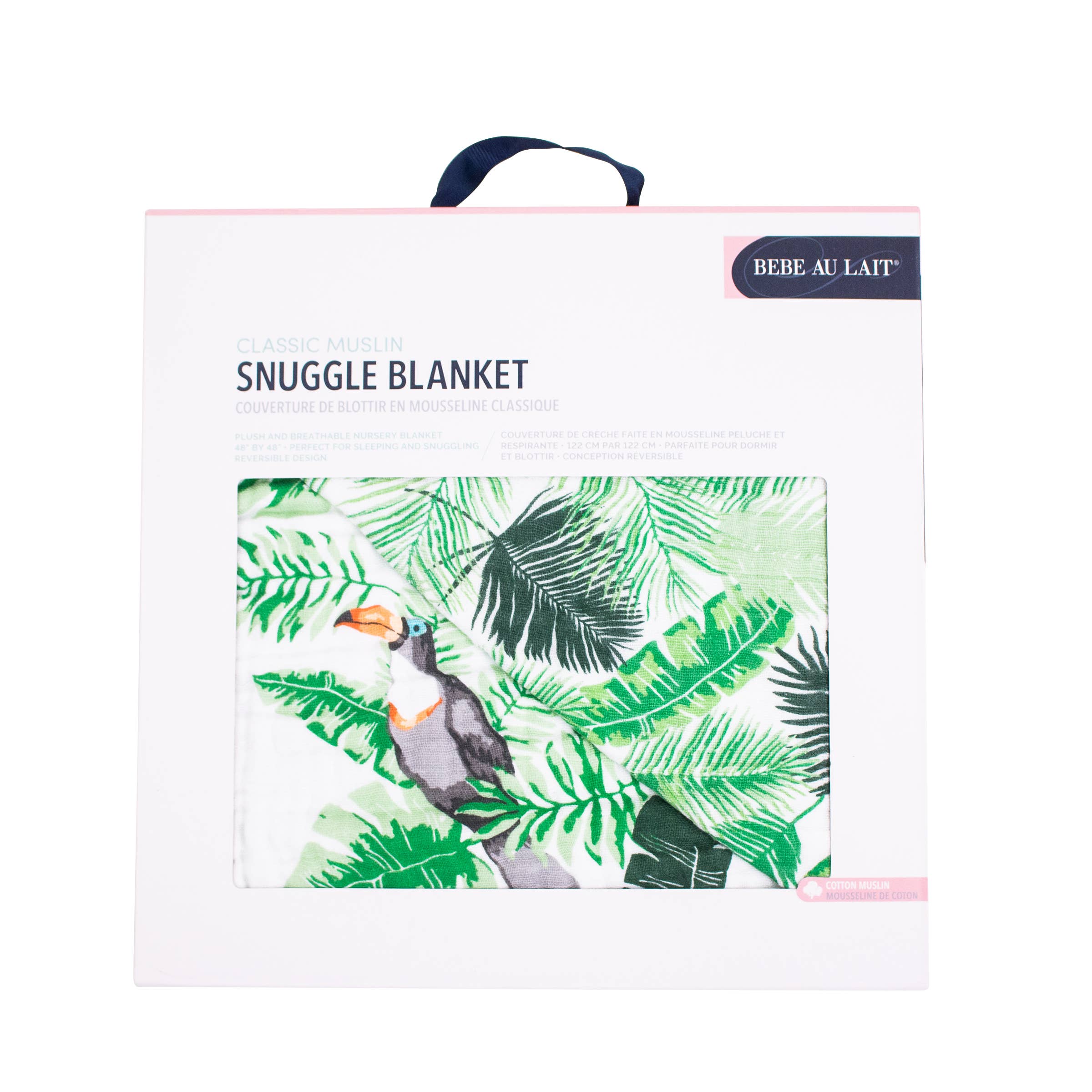 Bebe au Lait - Wholesale Bedding Blanket - Kids & Baby - Rio & Palms Classic Muslin Snuggle Blanket4