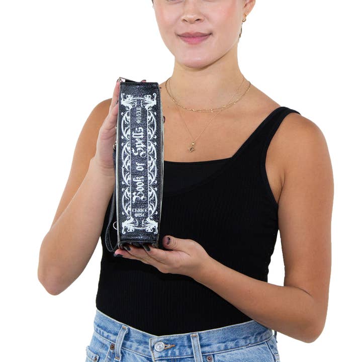 COMECO INC - Wholesale Crossbody bag – Women's - Glow in the Dark Book of Spells Clutch Bag6