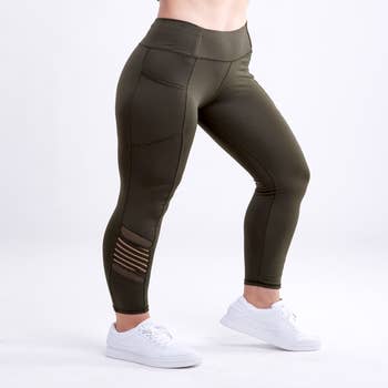 Jupiter Gear Black High-Waisted Classic Gym Leggings with Side Pockets