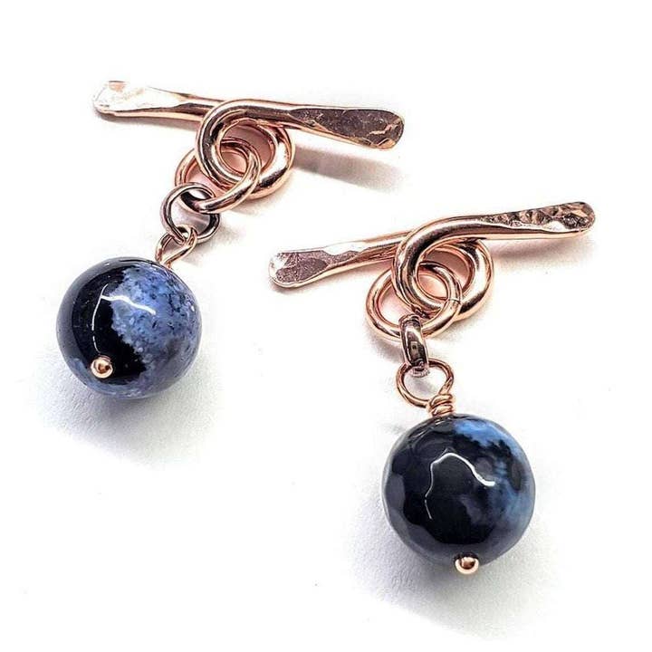 Koperpreventie Preventie van bewustmakingsketen Manchetknopen voor wholesale door Alexa Martha Designs