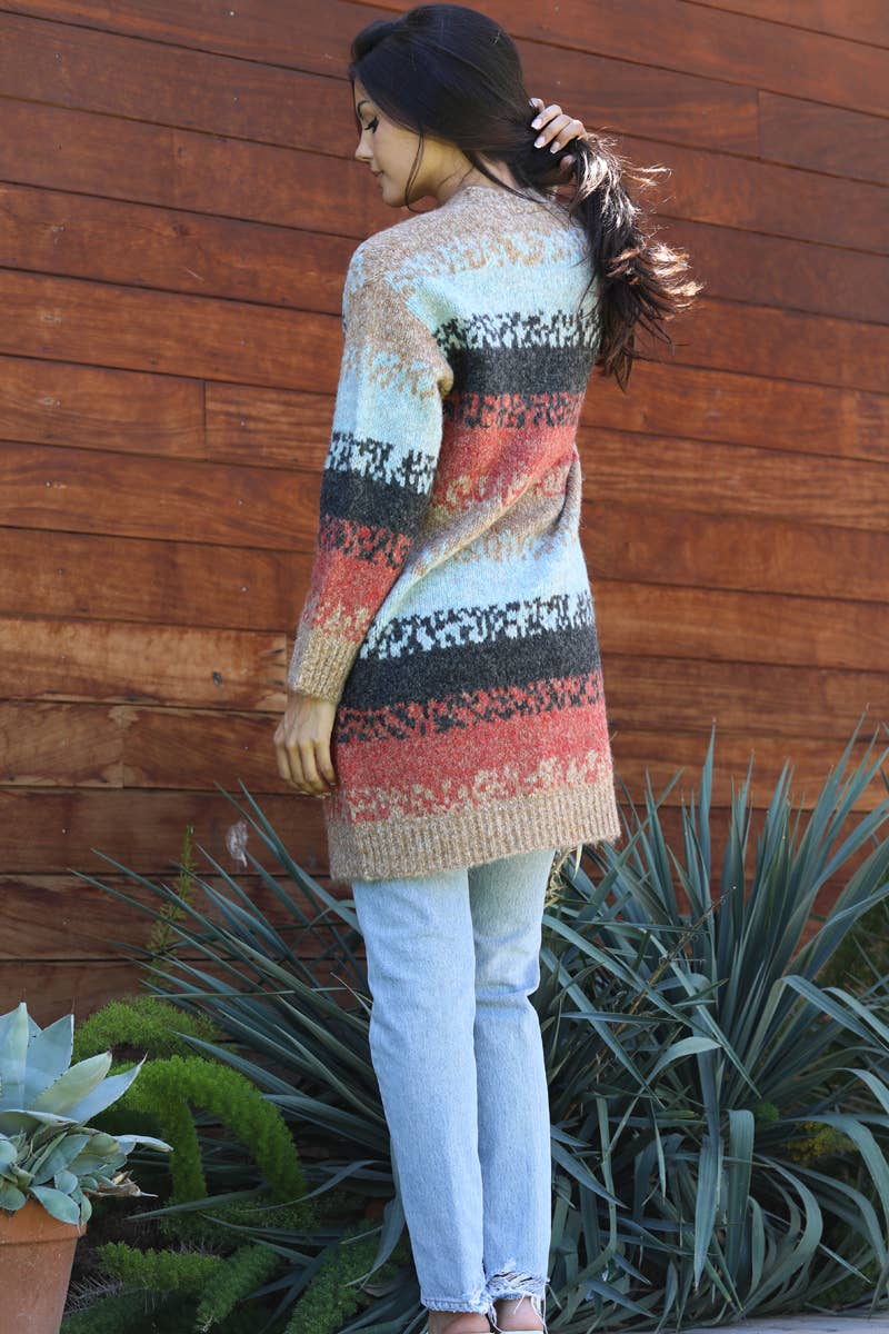 Nostalgia - Wholesale Knit Sweater - Women's - NHS33-ASIS CARDIGAN SWEATER4