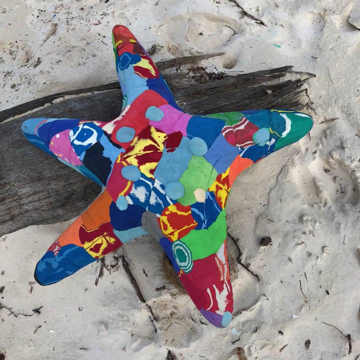 Ocean Sole - Venta al por mayor Escultura - Escultura Flip Flop de estrella de mar - Venta al por mayor