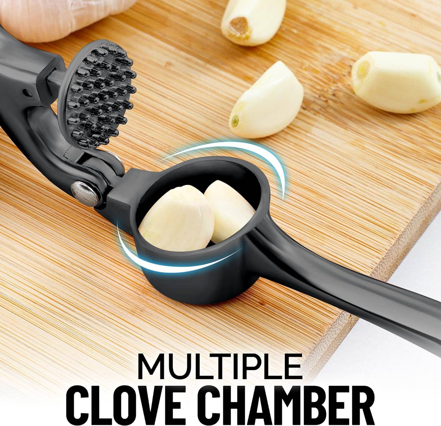 Zulay Kitchen - Venta al por mayor Utensilio/dispositivo de cocina - Prensa de ajo con pelador de silicona y cepillo11