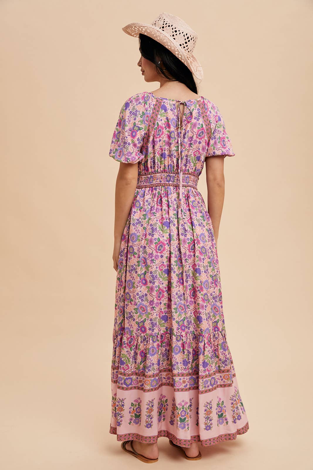 In Loom - Wholesale Dress - Women's - BORDER PRINT MAXI DRESS5