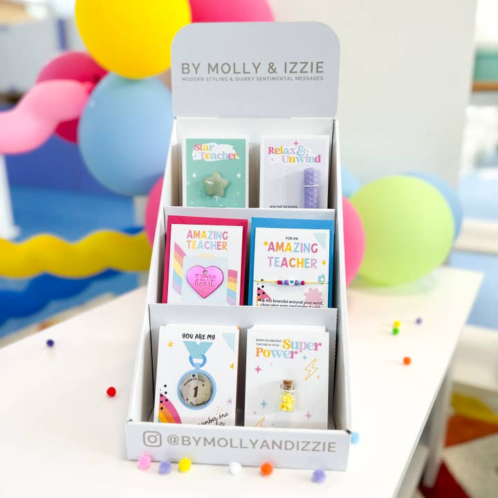 Exhibidor Mini Completo de Fin de Curso para venta al por mayor de by Molly&Izzie