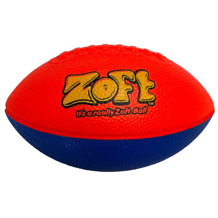 Wishbone Products - Wholesale Sports Ball - Kids - Zoft 9" Foam Football – Assorted Colors 12pc PDQ Display2