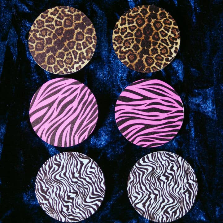 Fairly Odd Shop - Wholesale Stud/Post Earrings - Animal Print Stud Singles & Set1