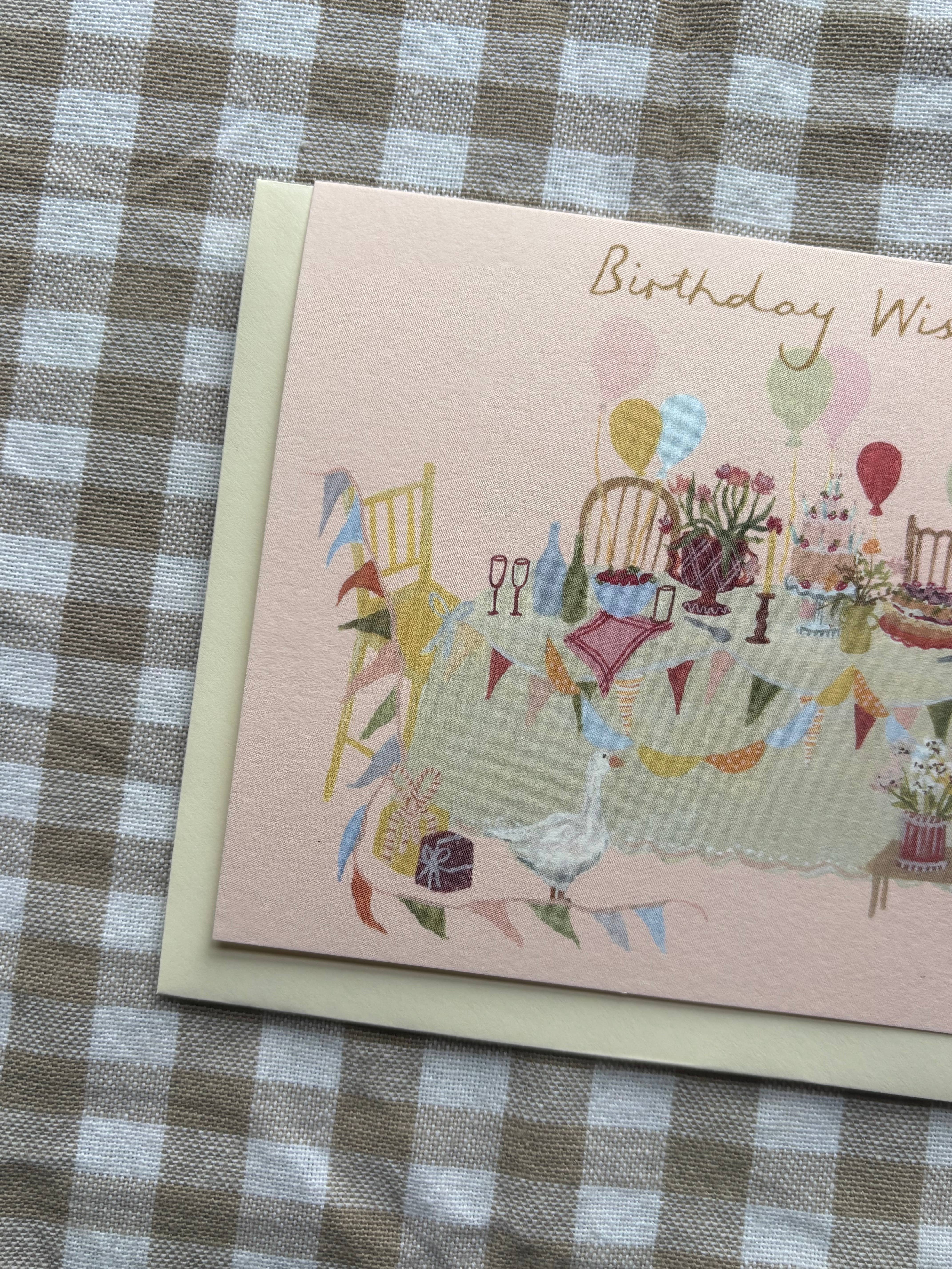 Harriet Watson - Wholesale Birthday Card - Dinner Party card 1