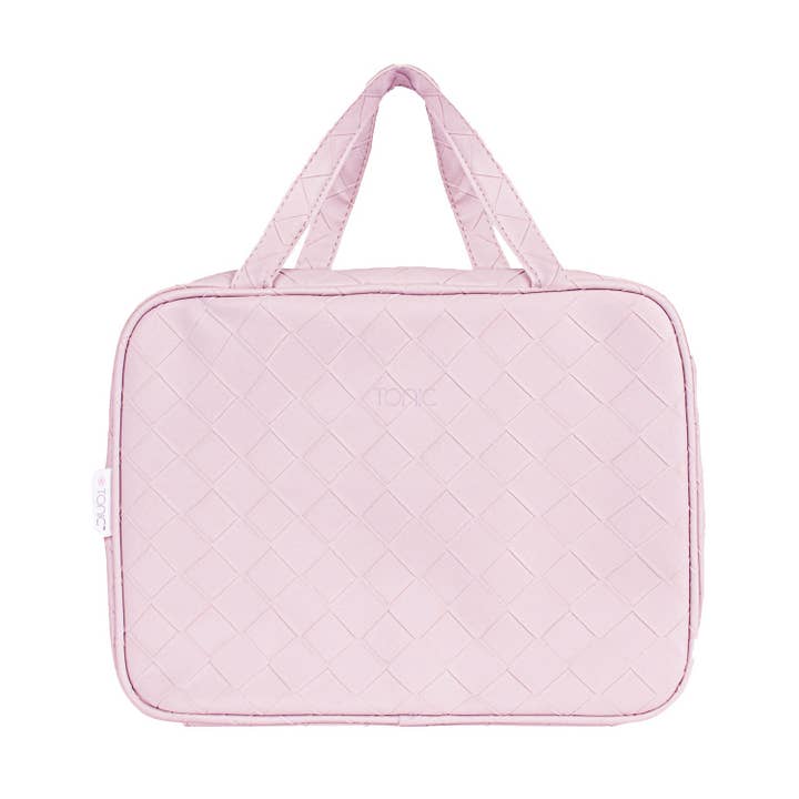 Woven Hanging Cosmetic Bag Peony for wholesale by Tonic Australia