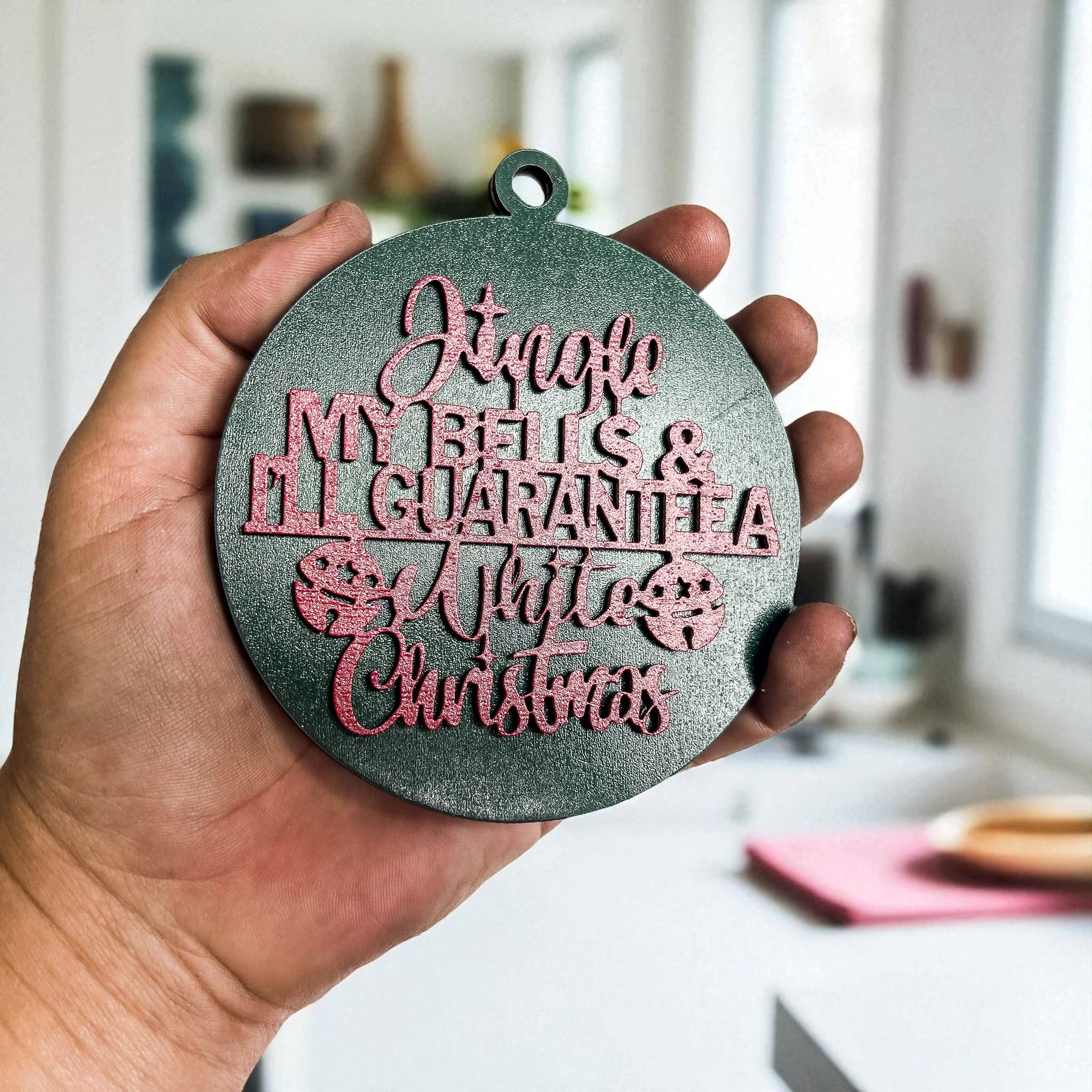 Gia Roma - Wholesale Ornament - Hanging Christmas Decor + Handmade Wooden Ornament Funny117