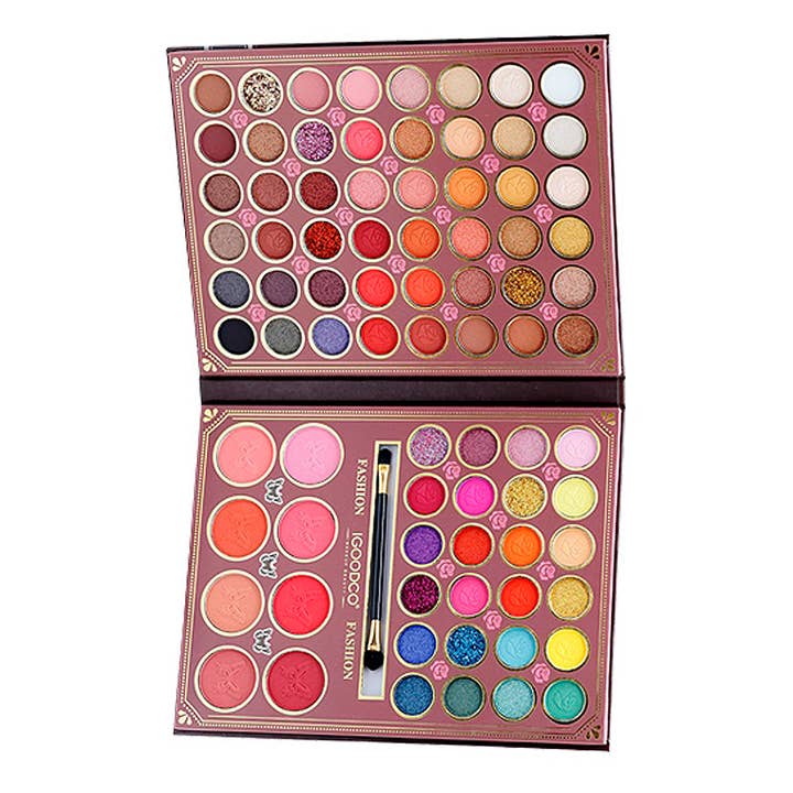 Cap Zone - Wholesale Eyeshadow palette - Blush And Eyeshadow 80-Color Palette 2
