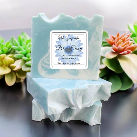 Big Easy Artisan Soap - Cedarwood + Citron for wholesale by NOLA Soap Works