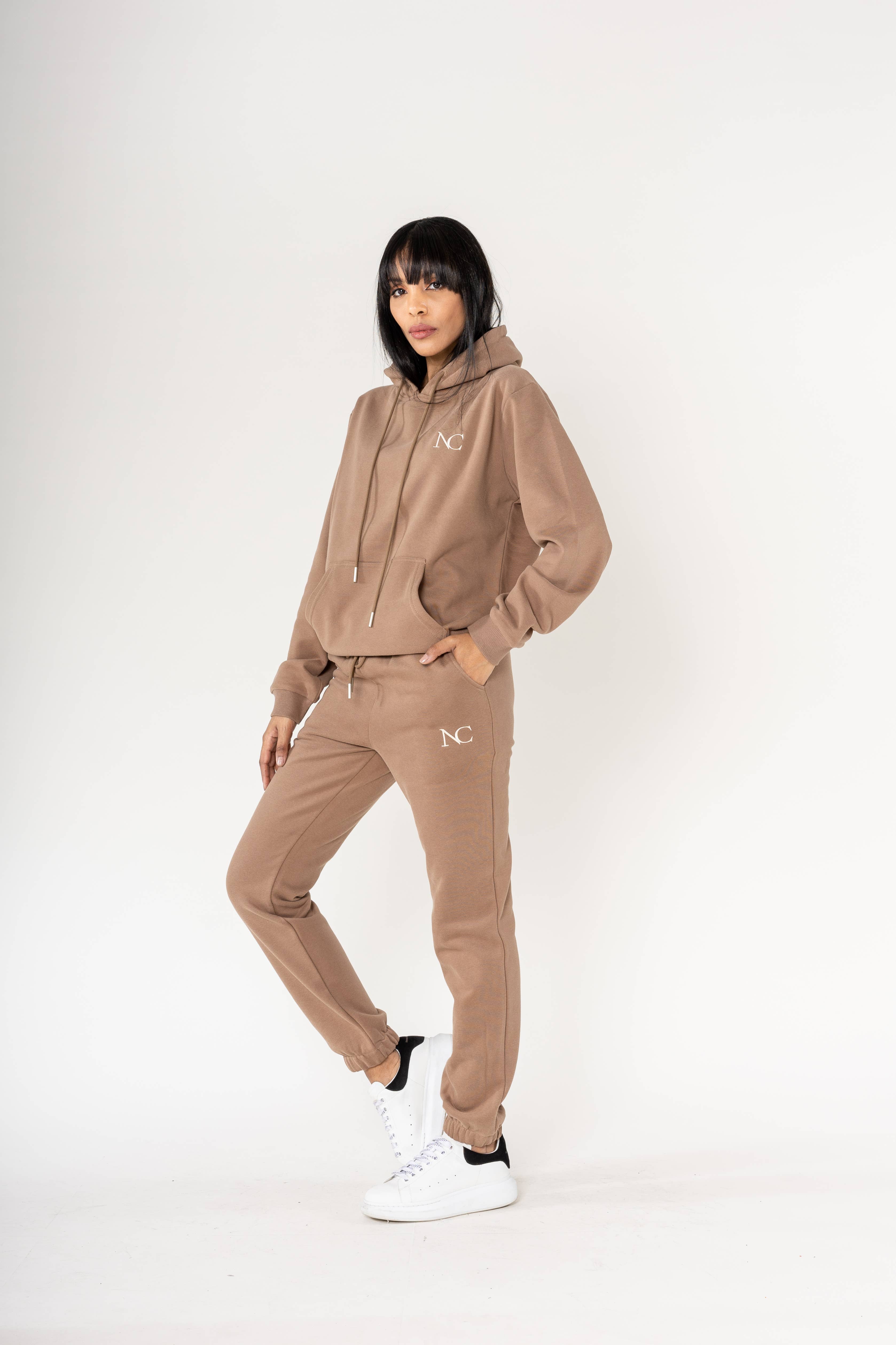 Nina Carter - Wholesale Activewear Set - Women's - Nina Carter Jogging Set with Hood + Tight Socks F020+F0211