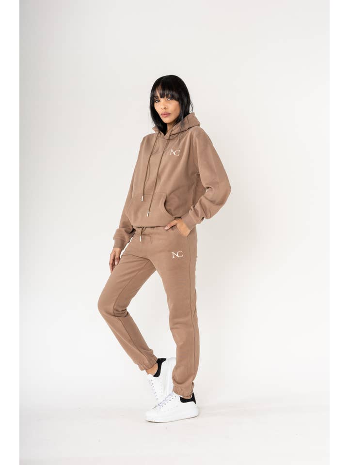 Nina Carter - Wholesale Activewear Set - Women's - Nina Carter Jogging Set with Hood + Tight Socks F020+F0211