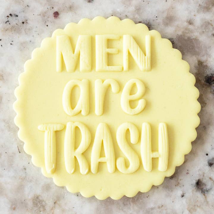 Homem São Trash PopUp Biscoito Biscoito Embosser por atacado de Cut Bake Stamp
