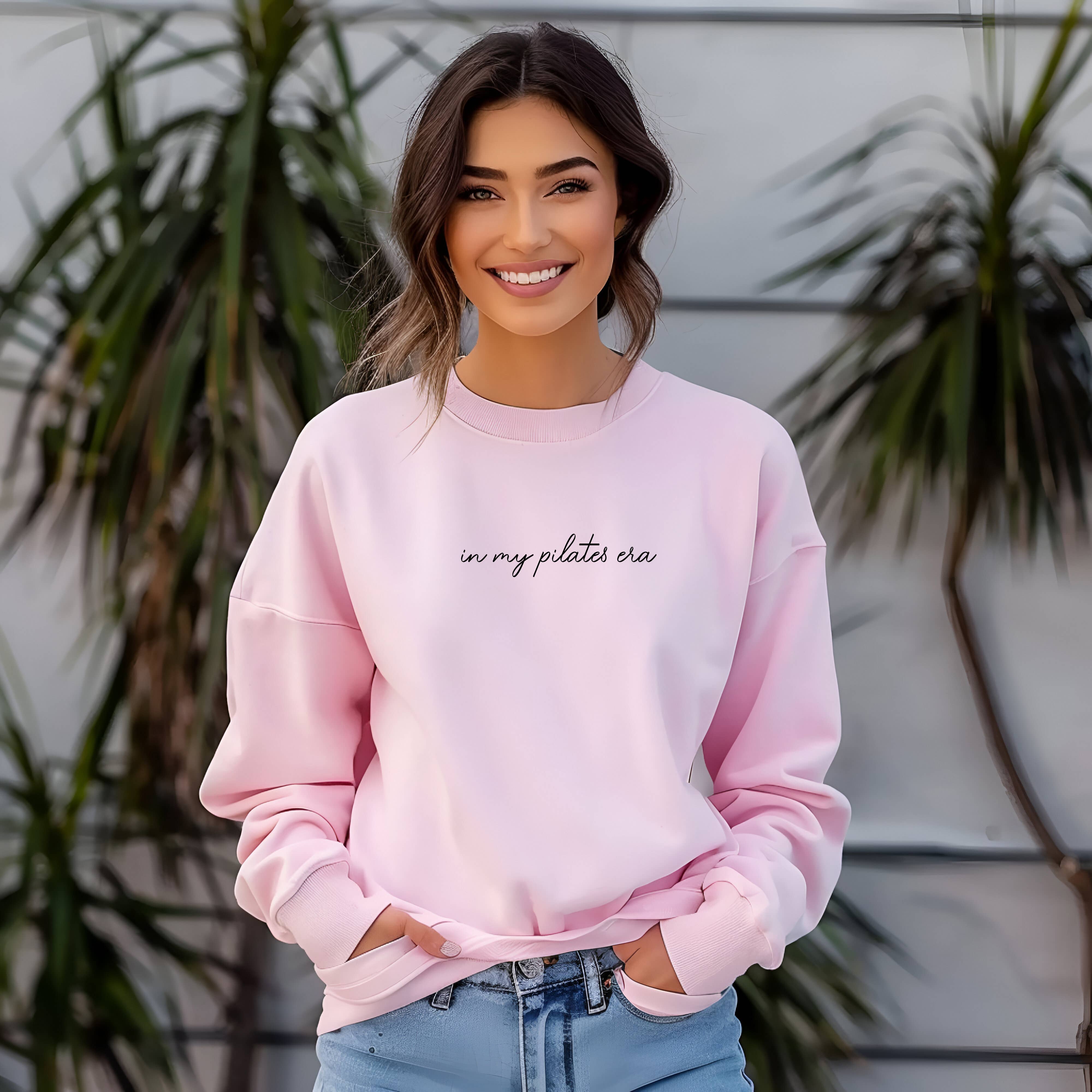 One Nine - Wholesale Graphic Sweatshirt - Women's - Pilates Sweatshirt /In my PILATES ERA2