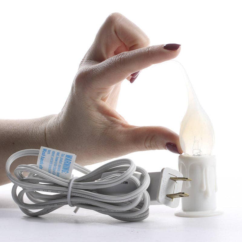 Factory Direct Craft - Wholesale Accent/Desk Lamp -  Electric Welcome Candle Lamp with Rotary on/off Switch2