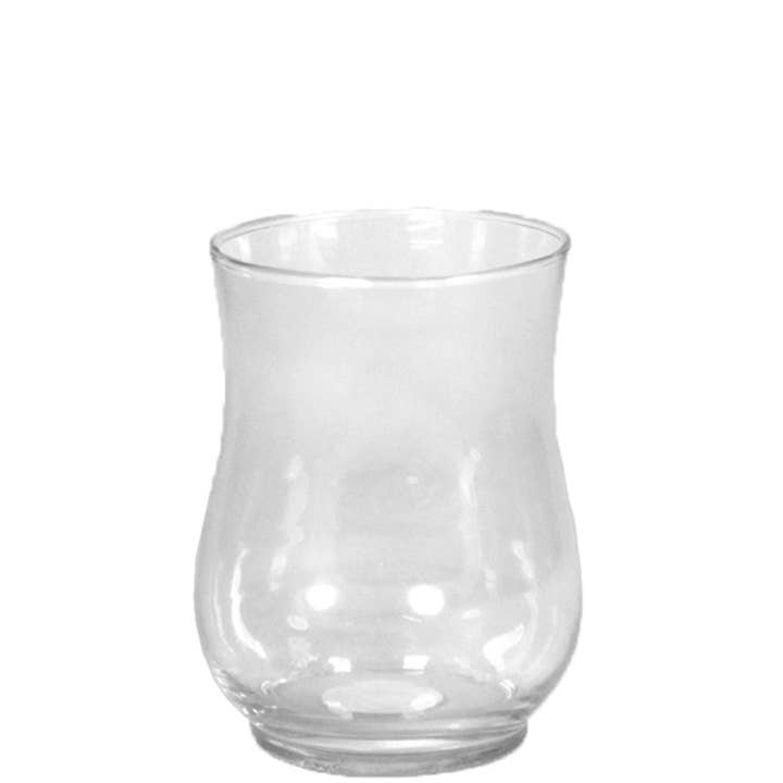 Hurricane glass vase, D9cm, H13cm, clear for wholesale by Vosteen