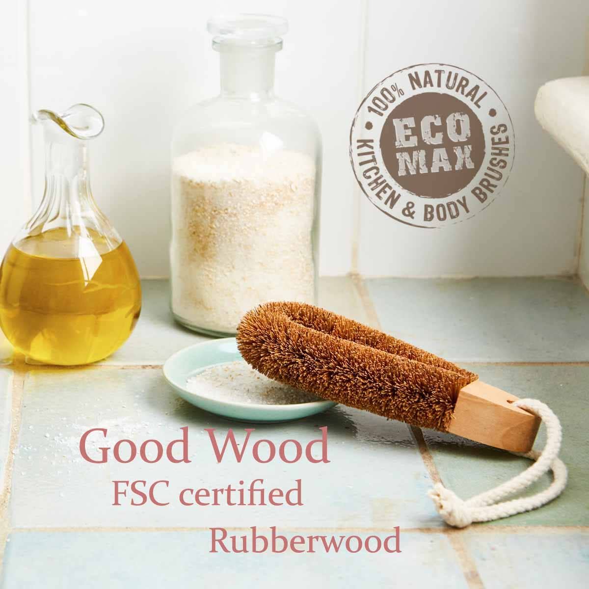 Ethical Global - Wholesale Body Brush - Foot Brush (Wet or Dry) Handmade2