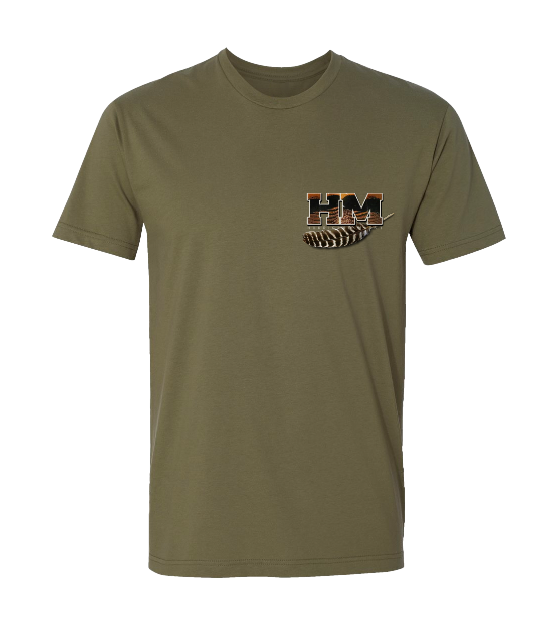 Hurricane Marsh Outfitters – Großhandel T-Shirt mit Siebdruck – Herren – Das Boss Kurzarm-T-Shirt1