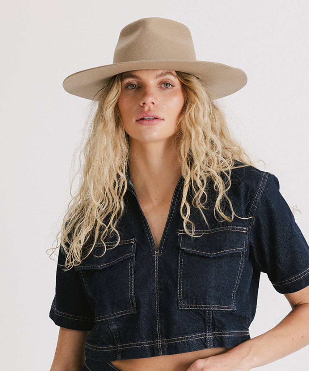 Gigi Pip – Fedora - Mulher por atacado – Emery Teardrop Fedora15