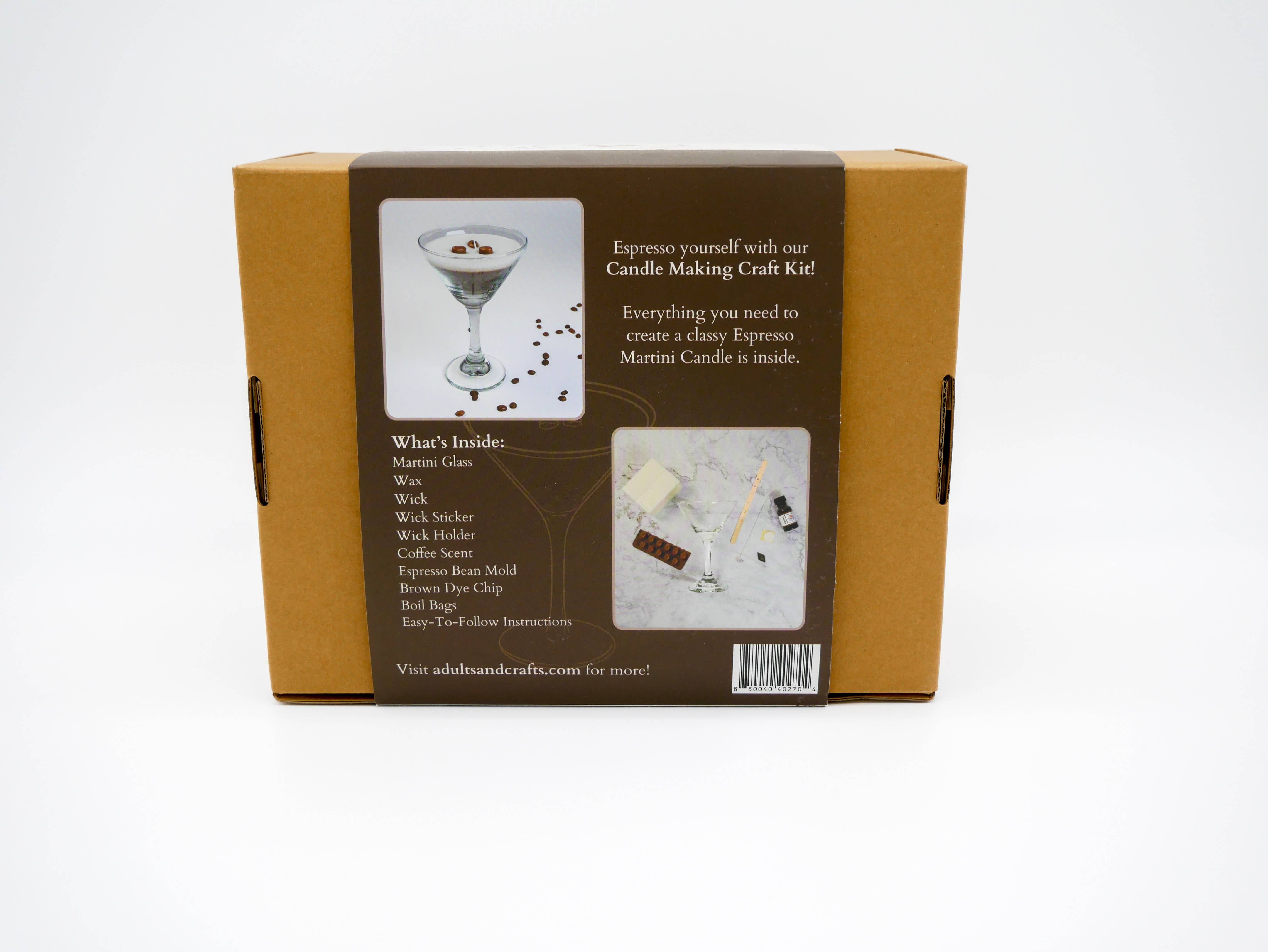 Adults & Crafts - Wholesale DIY Craft Kit - Espresso Martini Candle Craft Kit 1